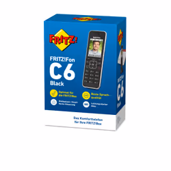 FRITZ!Fon C6 Telefono DECT Identificatore di chiamata Nero - Vista aggiuntiva 4