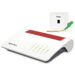 FRITZ!Box 5590 Fiber router wireless Gigabit Ethernet Dual-band (2.4 GHz/5 GHz) Bianco