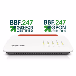 FRITZ!Box 5590 Fiber XGS-PON router wireless Gigabit Ethernet Dual-band (2.4 GHz/5 GHz) Bianco - Vista aggiuntiva 5
