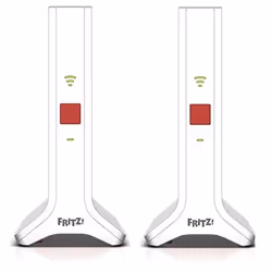 FRITZ!Repeater Mesh Set 4200, Ripetitore di rete, 4200 Mbit/s, Wi-Fi, Rosso, Bianco