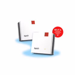 FRITZ! Mesh Set FRITZMESH SET 1600 2-PACK EDITION INTERNATIONAL, Rosso, Bianco, Interno, Sistema Mesh, Sistema, Dual-band (2. ...