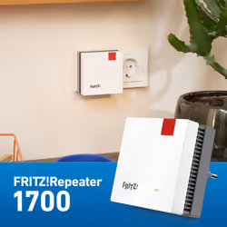 Repeater FRITZREPEATER 1700 EDITION INTERNATIONAL Ripetitore di rete Bianco - Vista aggiuntiva 4