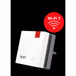 FRITZ! 20003134 sistema Wi-Fi Mesh Dual-band (2.4 GHz/5 GHz) Wi-Fi 7 (802.11be) Rosso, Bianco 1 Interno - Vista aggiuntiva 4