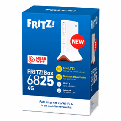 Box FRITZ! 6825 4G router wireless Gigabit Ethernet Banda singola (2.4 GHz) Bianco - Vista aggiuntiva 3