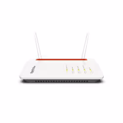 Box AVM 6850 5G v2 International router wireless Gigabit Ethernet Dual-band (2.4 GHz/5 GHz) Bianco, Rosso - Vista aggiuntiva 5