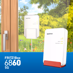 Box FRITZ! 6860 5G Router di rete cellulare - Vista aggiuntiva 5
