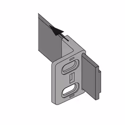 Hettich 9079390 guida di scorrimento e rotella per cassetto