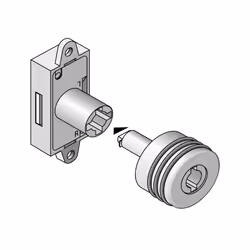 Hettich 9080740 guida di scorrimento e rotella per cassetto