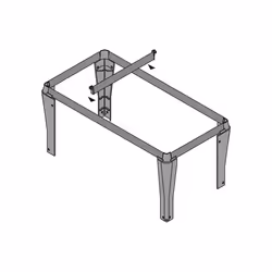 Hettich 9039372 guida di scorrimento e rotella per cassetto 330 mm