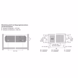 Hettich 1054417 guida di scorrimento e rotella per cassetto