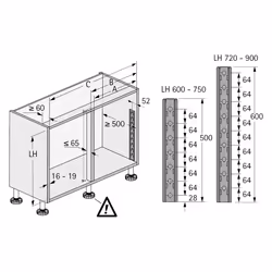 Hettich 9136158 scaffale Acciaio