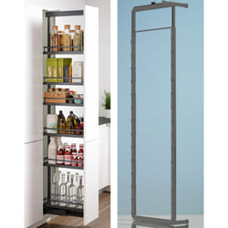 Hettich 9117214 scaffale Acciaio Argento