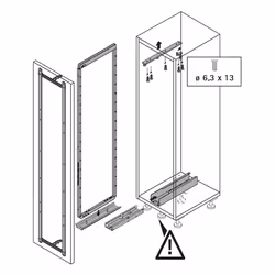 Hettich 9117223 guida di scorrimento e rotella per cassetto 100 kg