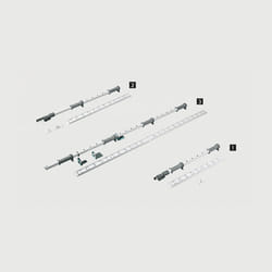 Hettich 9132547 guida di scorrimento e rotella per cassetto