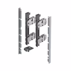 Hettich 9257613, Plastica, Acciaio, Argento, 187 mm, 1 pz