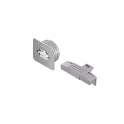 Hettich 9257734, Plastica, Argento, 1 pz
