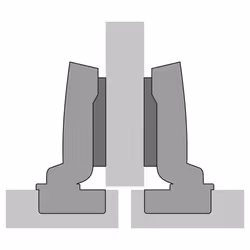 Hettich 9073606 guida di scorrimento e rotella per cassetto
