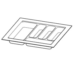 Hettich 9194922 guida di scorrimento e rotella per cassetto 450 mm