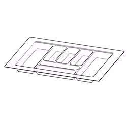 Hettich 9194968, Plastica, 550 mm, 441 mm, 1 pz