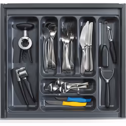 Hettich 9195001 guida di scorrimento e rotella per cassetto 550 mm