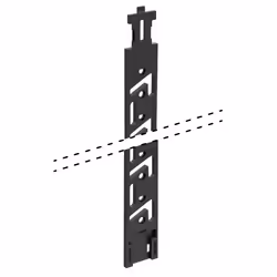 Hettich 77524, Plastica, Nero, 352 mm, 1 pz