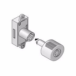 Hettich 9080758 guida di scorrimento e rotella per cassetto