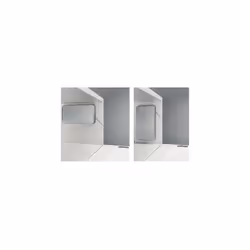 Supporto a ribalta con tiracavo, 60N. Modello: Lift Mini, forza molla: 60 N, peso patta: 1,4 - 14 kg, marca: HETTICH, materia ...