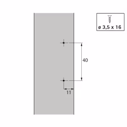 Hettich 9072548 guida di scorrimento e rotella per cassetto - Vista aggiuntiva 4