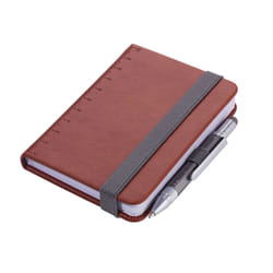 TROIKA NPP25/BR quaderno per scrivere A7 128 fogli Marrone
