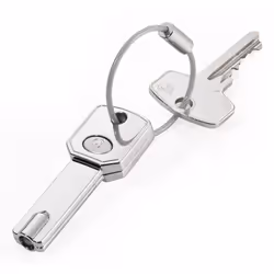TROIKA LIGHT KEY Portachiavi Argento