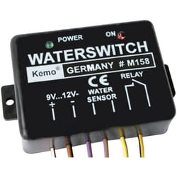 Kemo Electronic - Kemo M158 Sensore acqua Componente sfuso 9 v/dc, 12 v/dc
