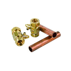 Vaillant - Kit 2 saracinesche dritte per allacciamento andata/ritorno riscaldamento per nuova dima a muro (raccordi 3/4') 306201