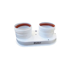 Vaillant - Kit doppiatore scarico fumi sdoppiato 80/80 per scaldabagno scaldacqua turboMAG 303847