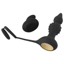 Vibratore anale con anello fallico, Rebel 1 pz