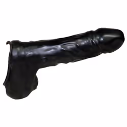 Guaina per pene/testicoli “Black Sleeve” in lattice | You2Toys 1 St - Vista aggiuntiva 2