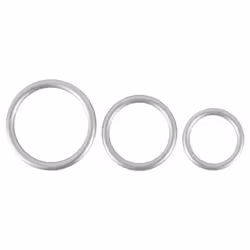 Set di anelli per il pene in 3 pezzi “Set silicone metallico” | You2Toys 1 St - Vista aggiuntiva 4