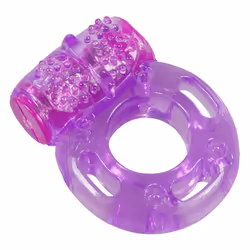 Anello vibrante per pene con bullet monouso e stimolatore clitorideo a nodi