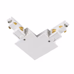 SLV L-connector, Connettore a L, Bianco, Policarbonato (PC), IP20, I, Soffitto/muro