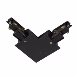 SLV L-connector, Connettore a L, Nero, Policarbonato (PC), IP20, I, Soffitto/muro