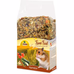 JR Farm Food Hamster, Semi, 500 g, Criceto, Vitamina A, Vitamina C, Vitamina D3, Vitamina E, 14%, 7,5%