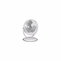 Ventilatore da tavolo/da appoggio IP44, alt. x largh. x prof. 495 x 485 x 485 mm, bianco. Fornitura = smontato. Materiale = a ...