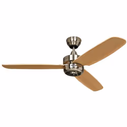 CasaFan NIGHT FLIGHT senza telecomando, ventilatore da soffitto, Ø 132 cm, 3 pale, 220-240 V 50 Hz, motore 13-70 W, avanti/in ...