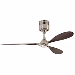 CasaFan HELICO PADDEL con telecomando, ventilatore da soffitto, Ø 132 cm, 3 pale, fresato in legno massello, incluso telecoma ...