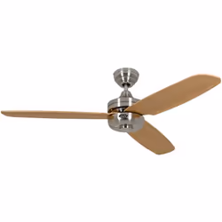 CasaFan NIGHT FLIGHT con telecomando, ventilatore da soffitto, Ø 132 cm, 3 pale, telecomando incluso (motore 3 velocità, luce ...
