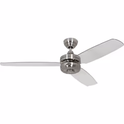 CasaFan NIGHT FLIGHT con telecomando, ventilatore da soffitto, Ø 132 cm, 3 pale, telecomando incluso (motore 3 velocità, luce ...