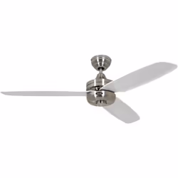 CasaFan NIGHT FLIGHT con telecomando, ventilatore da soffitto, Ø 132 cm, 3 pale, telecomando incluso (motore 3 velocità, luce ...