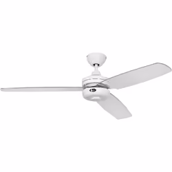 CasaFan NIGHT FLIGHT con telecomando, ventilatore da soffitto, Ø 132 cm, 3 pale, telecomando incluso (motore 3 velocità, luce ...