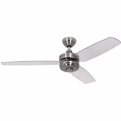 CasaFan NIGHT FLIGHT senza telecomando, ventilatore da soffitto, Ø 132 cm, 3 pale, 220-240 V 50 Hz, motore 13-70 W, avanti/in ...