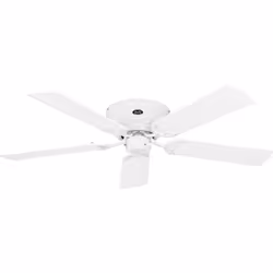 CasaFan CLASSIC FLAT 132-III, ventilatore da soffitto, Ø 132 cm, 5 pale reversibili in legno, 220-240 V 50 Hz, motore max 68 ...