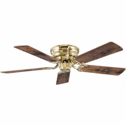 CasaFan CLASSIC FLAT 132-III, ventilatore da soffitto, Ø 132 cm, 5 pale reversibili in legno, 220-240 V 50 Hz, motore max 68 ...